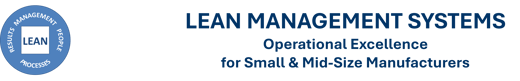 Lean Management Systems Logo - Operational Excellence for Small & Mid-Size Manufacturers
